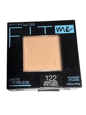 Maybelline Fit Me Pressed Powder Matte + Poreless 122 Creamy Beige